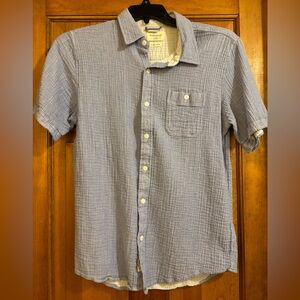 Weatherproof Light Blue Casual Button Down Shirt